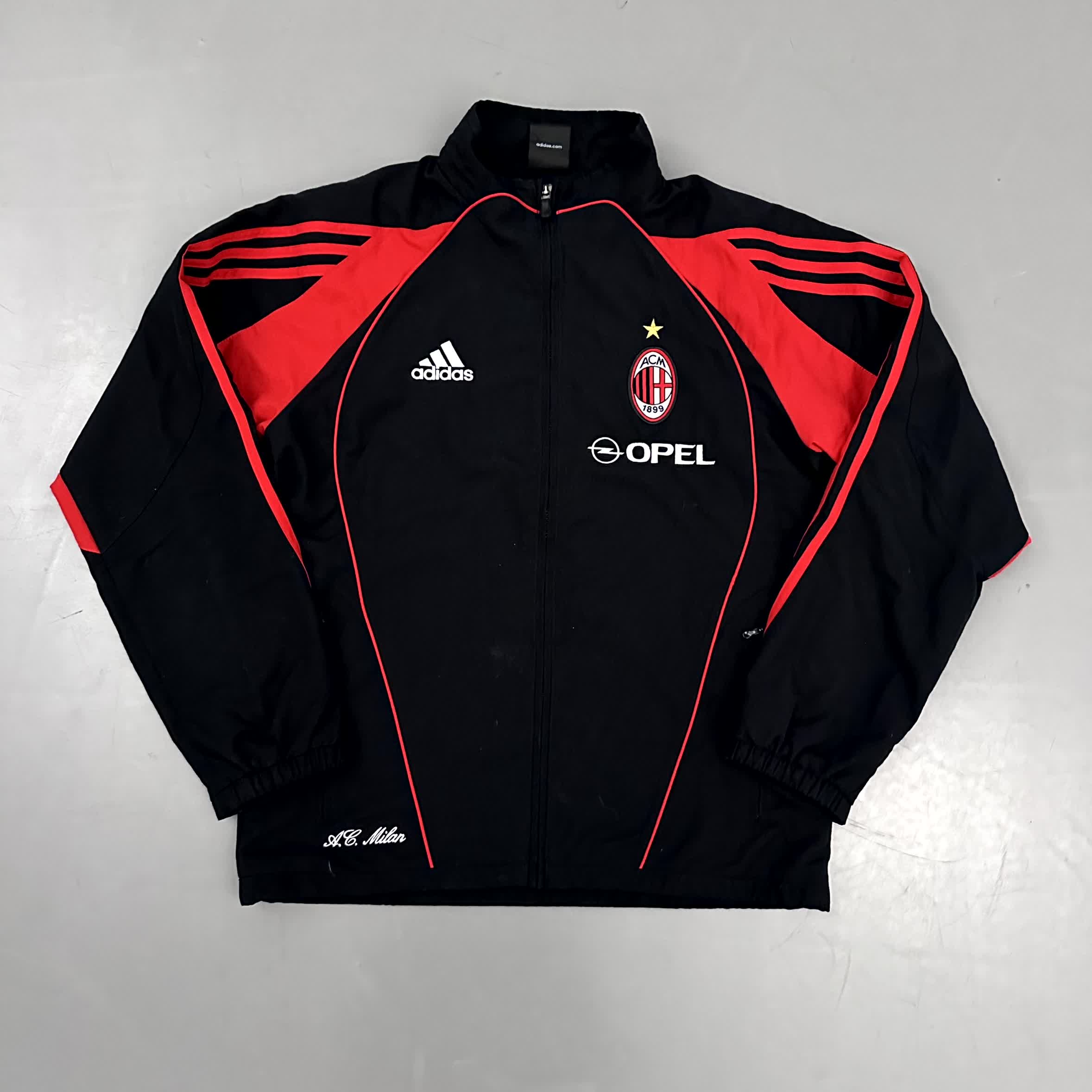 Adidas x AC Mailand Vintage-Jacke 2003/04