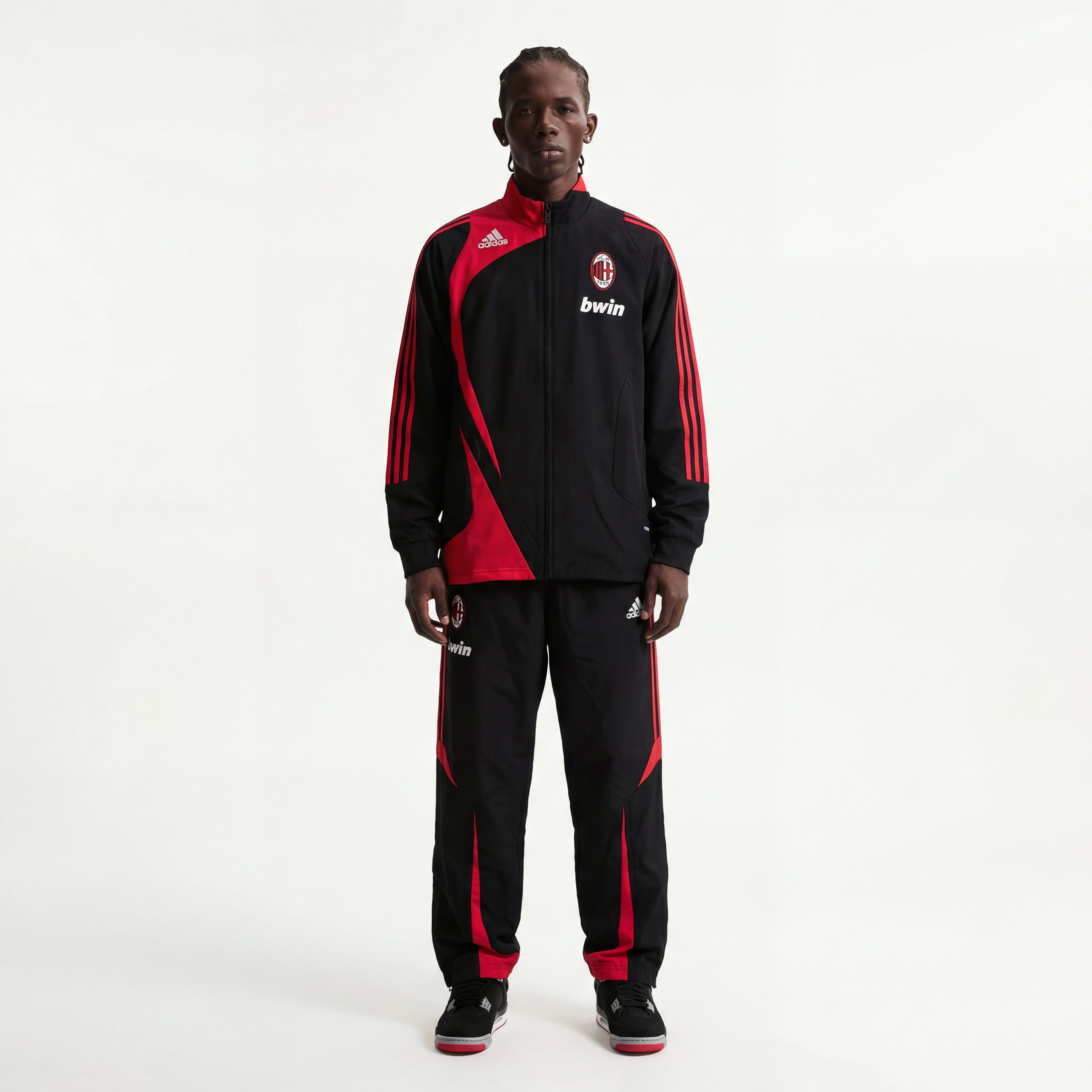 Adidas x AC Mailand Vintage-Jacke 2007/08