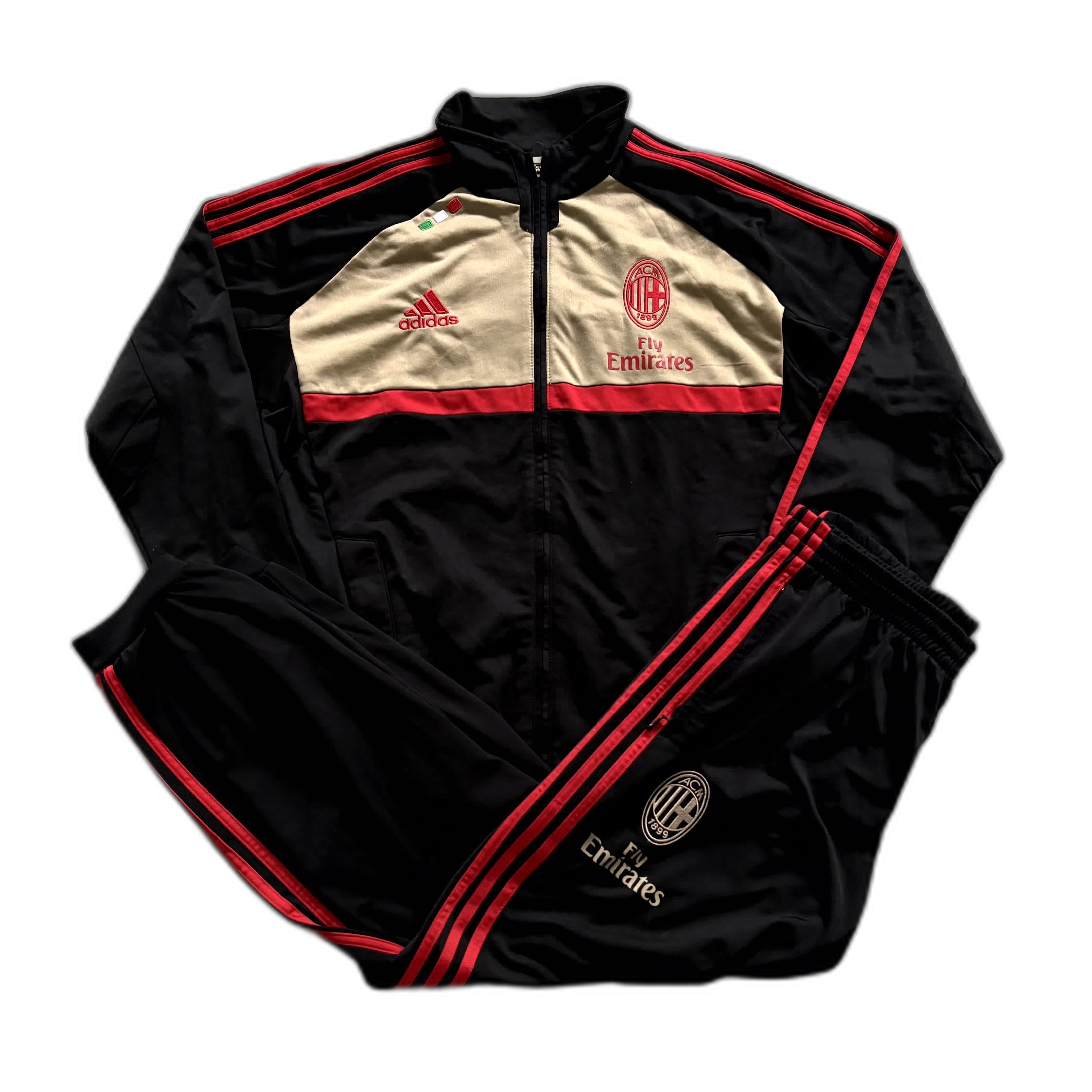 Adidas x AC Mailand Vintage-Jacke 2008/09