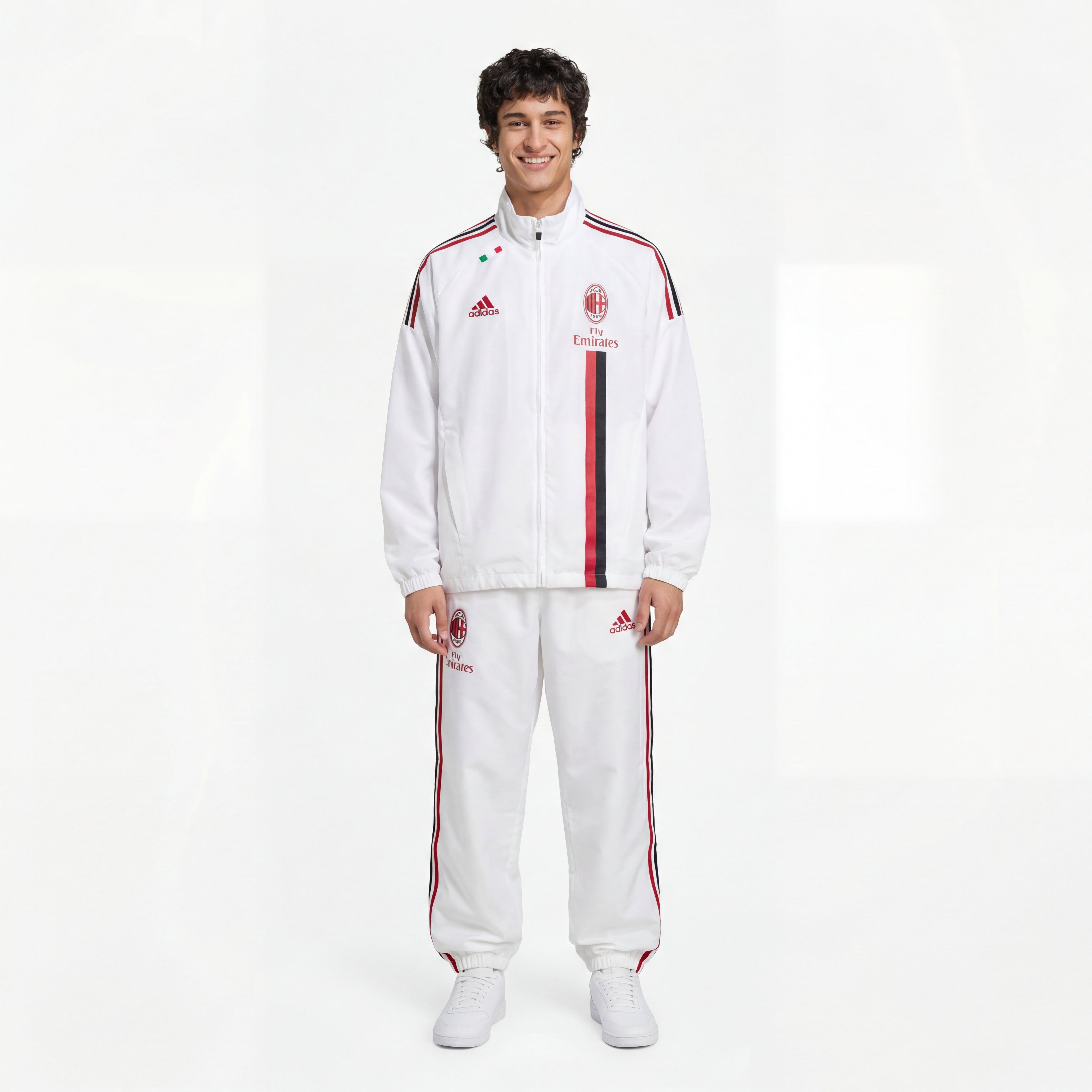 Adidas x AC Mailand Vintage-Jacke 2012/13