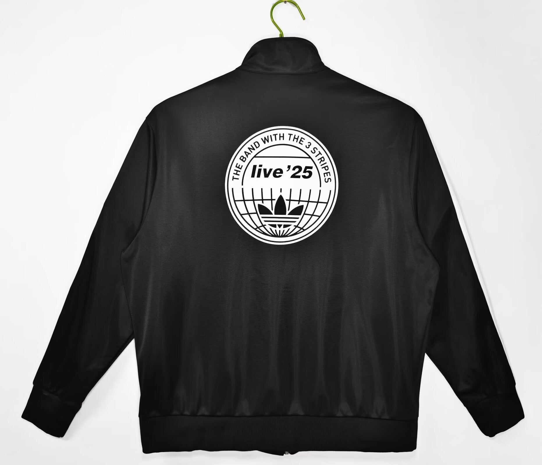 Schwarze Adidas x Oasis Jacke