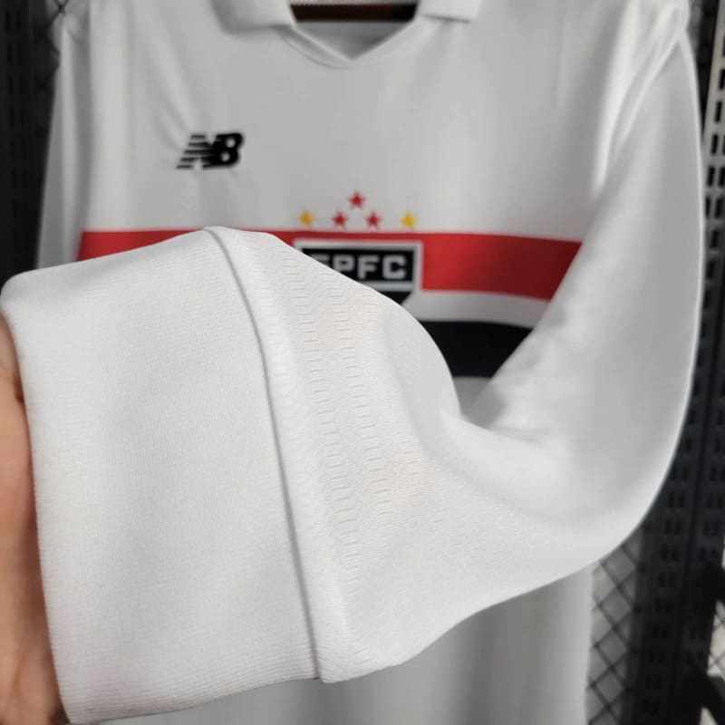 Trikot 24∕25 Manga longa São Paulo Branco