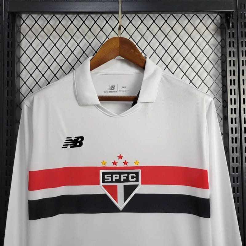 Trikot 24∕25 Manga longa São Paulo Branco