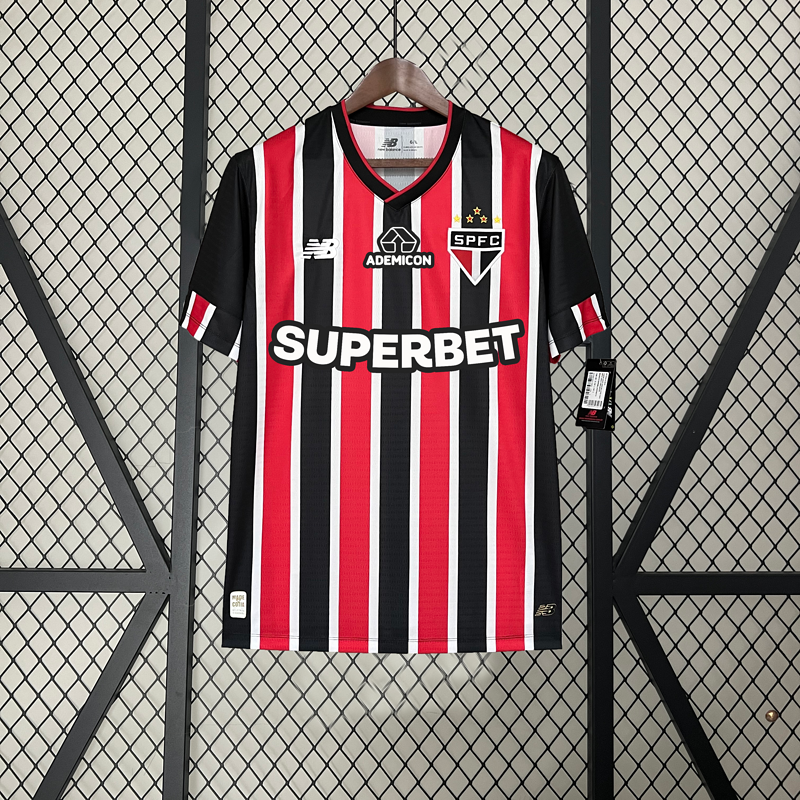 Jersey 24∕25 sao paulo away+All sponsors