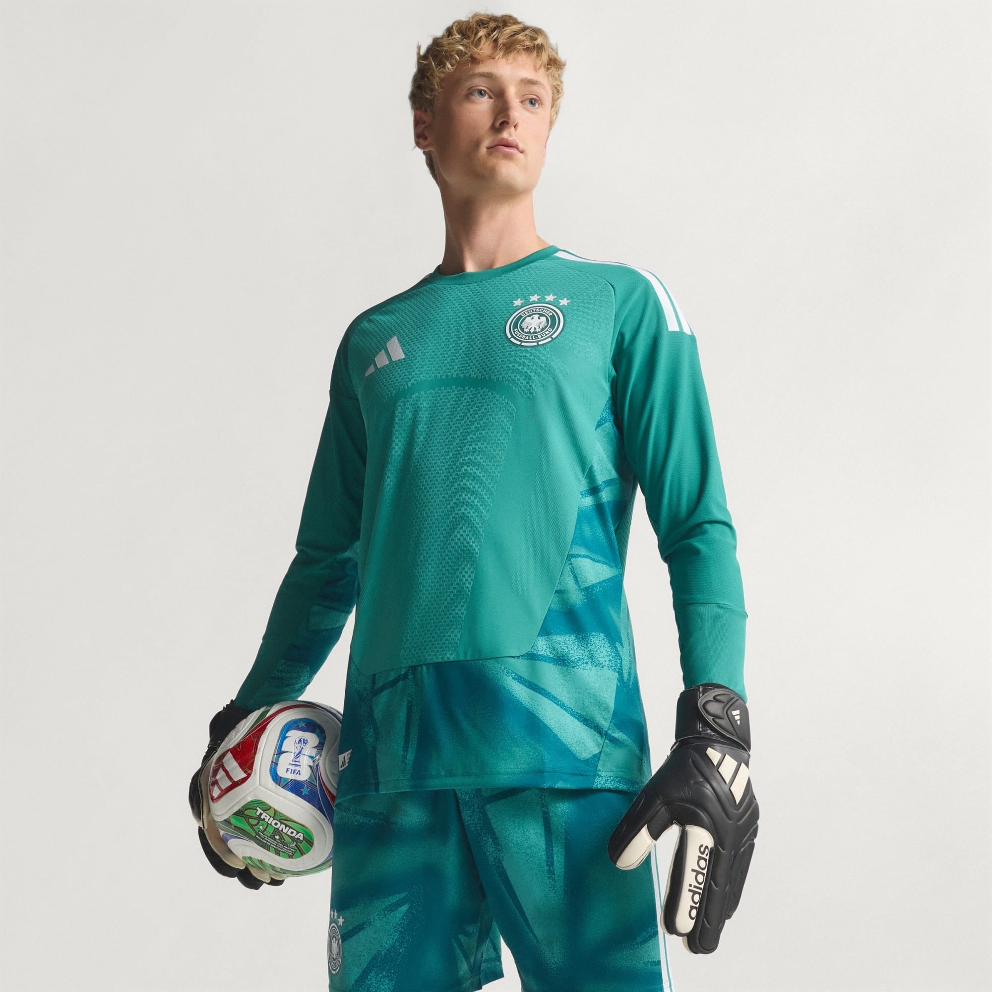 Trikot Alemanha 2026 Torwart Home Langarm WorldCup
