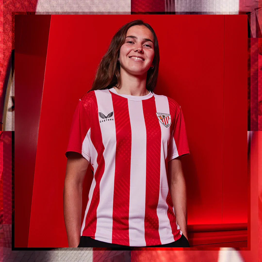 Jersey Athletic Bilbao Feminino 24/25 Heimtrikot