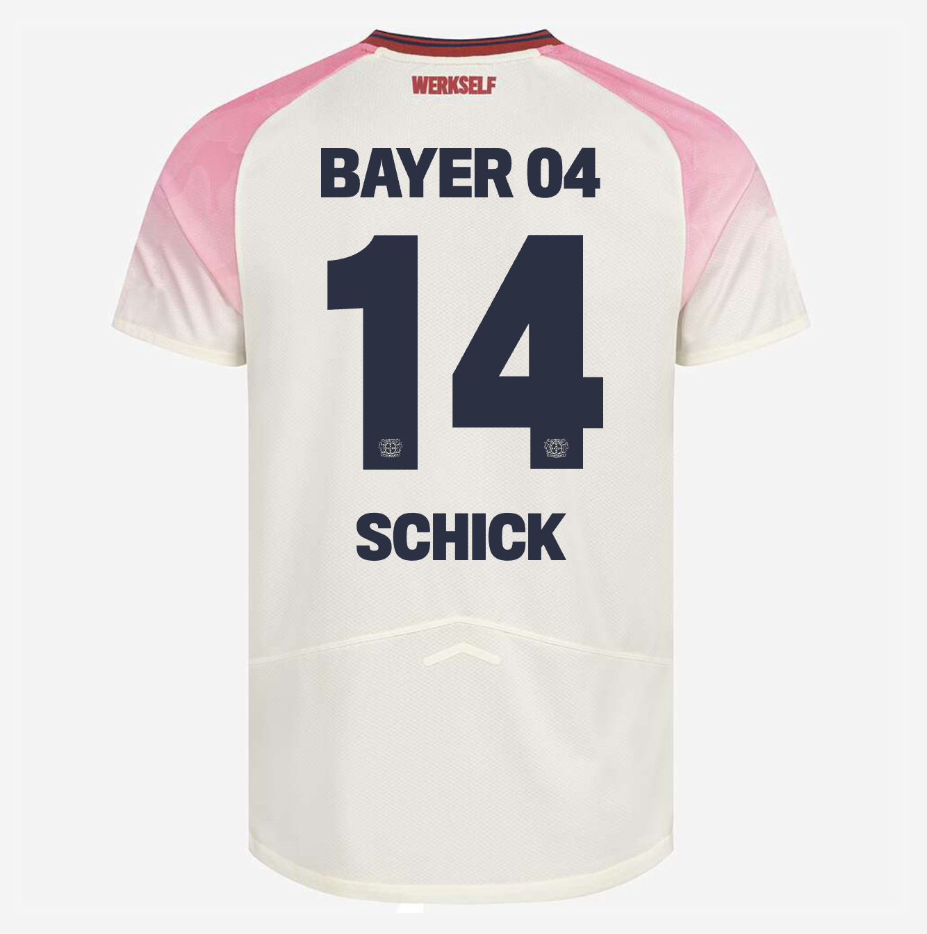 Auswärtstrikot Bayer Leverkusen 25/26 #14 SCHICK