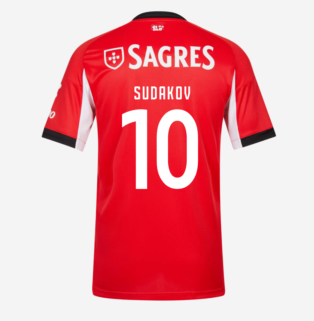 Trikot Benfica 25/26 Home #10 SUDAKOV