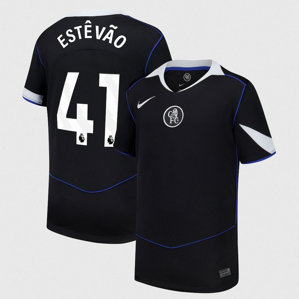 Trikot Chelsea 25/26 Dritter #41 Estêvão