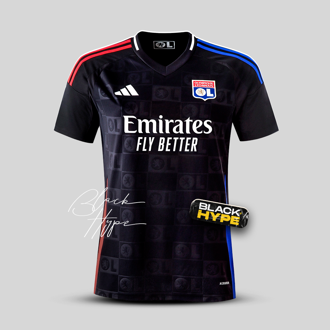 Trikot Feminina Lyon 24/25 Auswärts