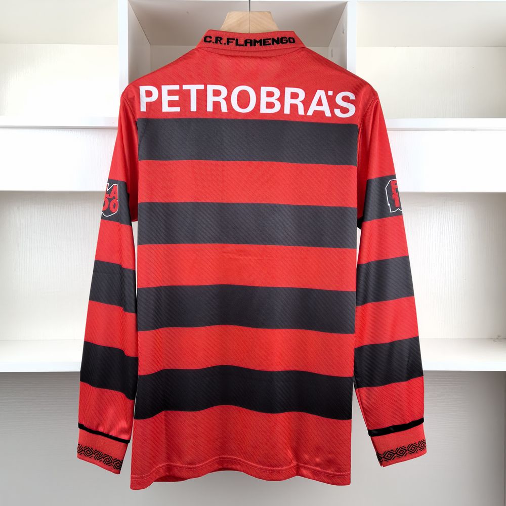 Jersey Flamengo Retrô 1994 Manga Longa