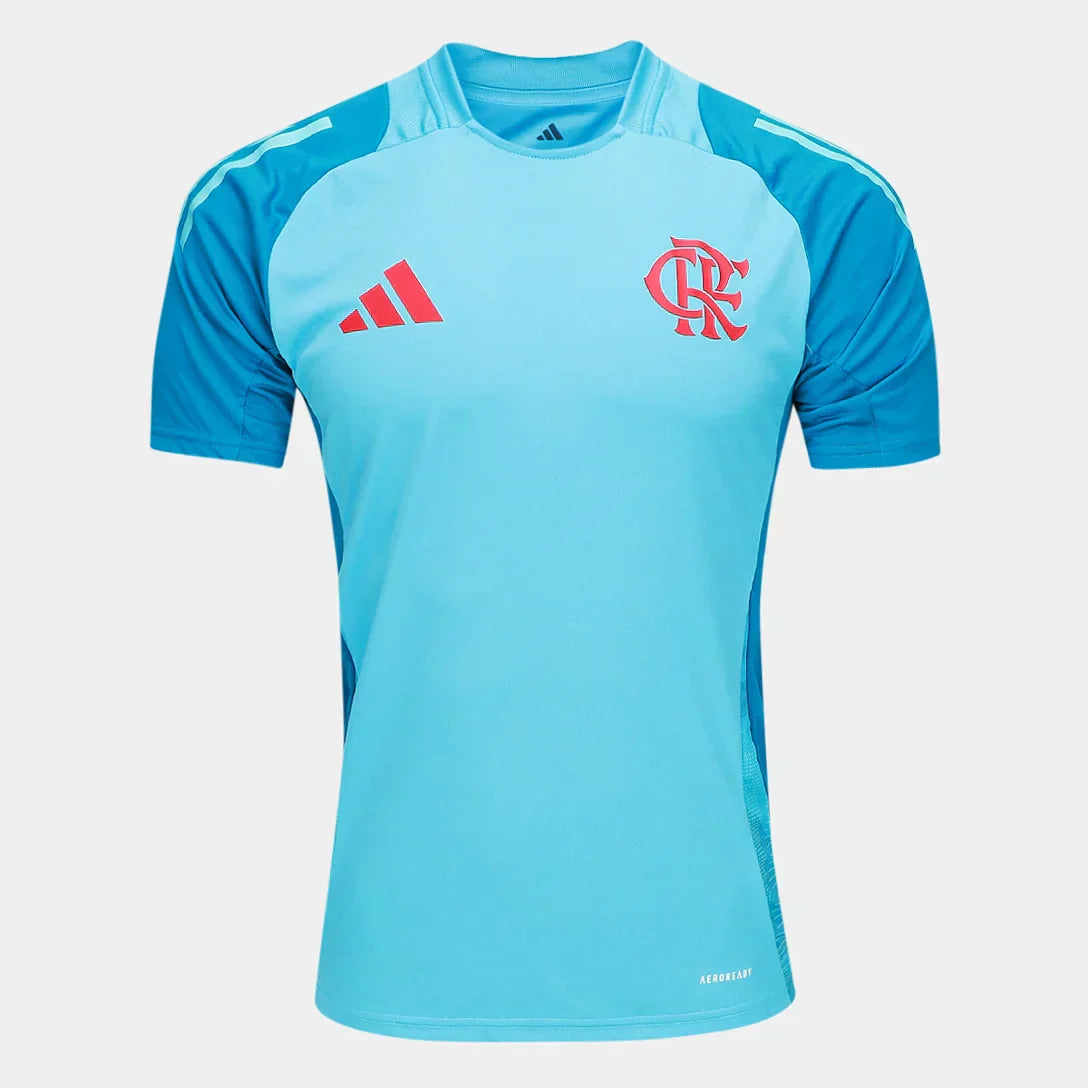Jersey Flamengo Treino 25/26 Azul e Vermelho