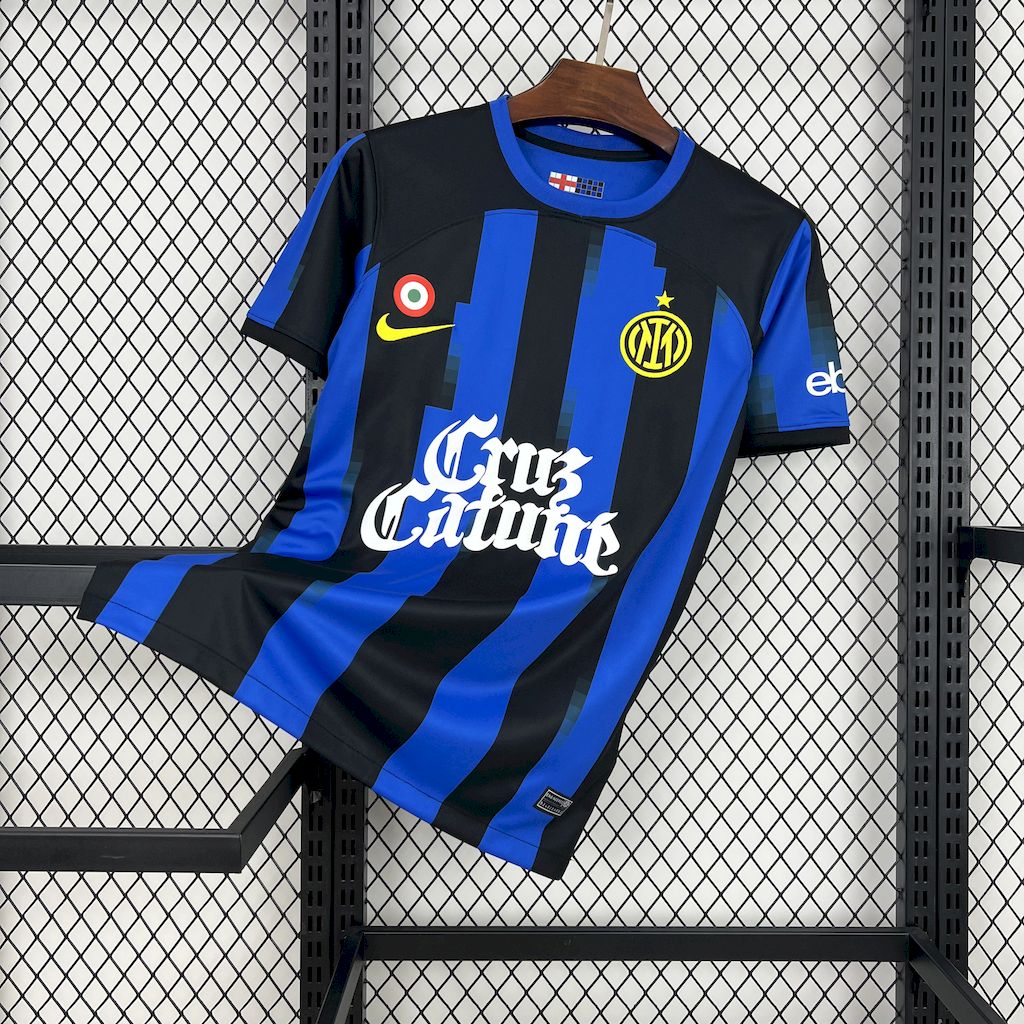 Trikot Inter de Milão Home 24/25 Come Cruz CA Fun