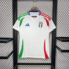 Auswärtstrikot Italien 24/25, Fanversion, Adidas – Weiß