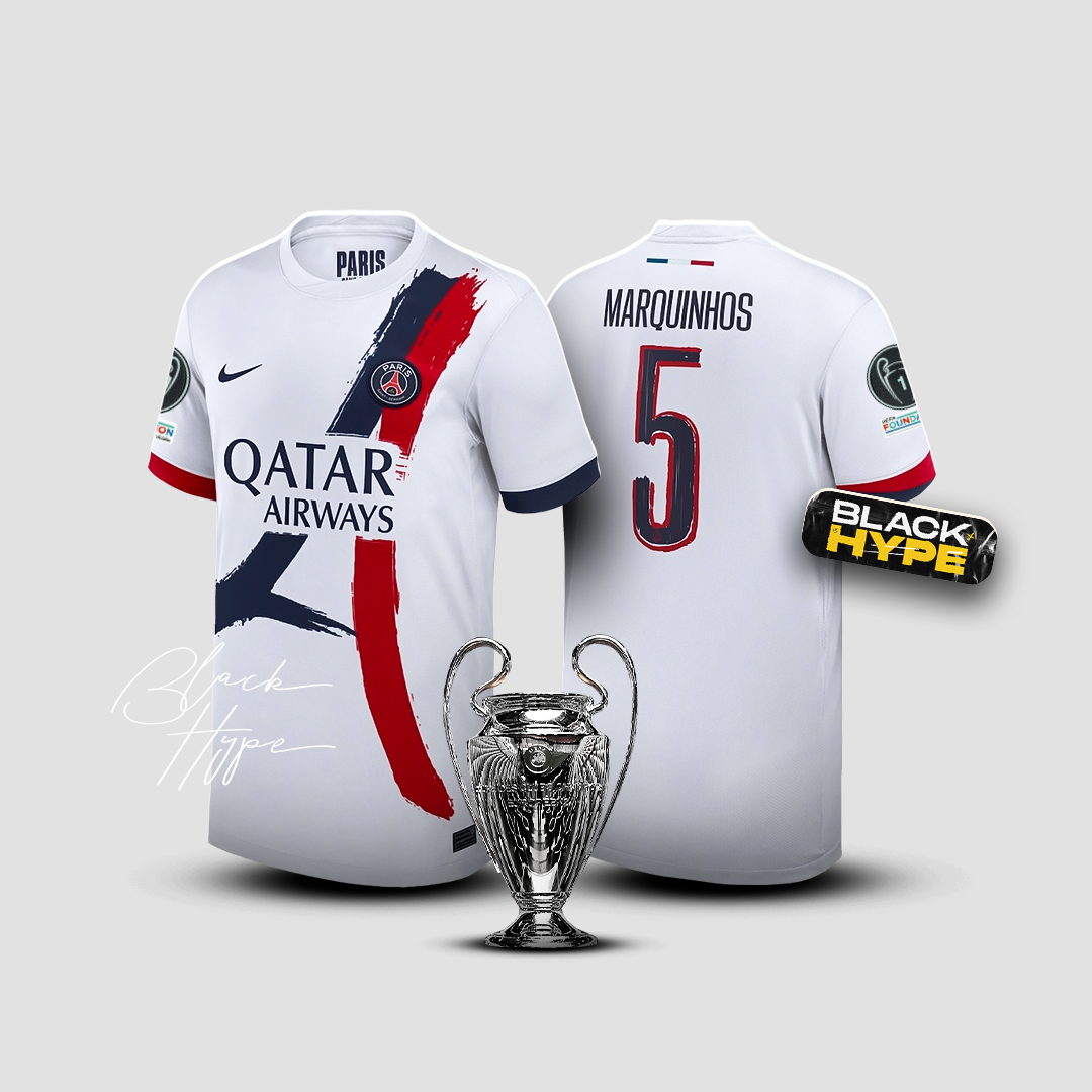 Jersey Marquinhos PSG 24/25 Away - Champions League
