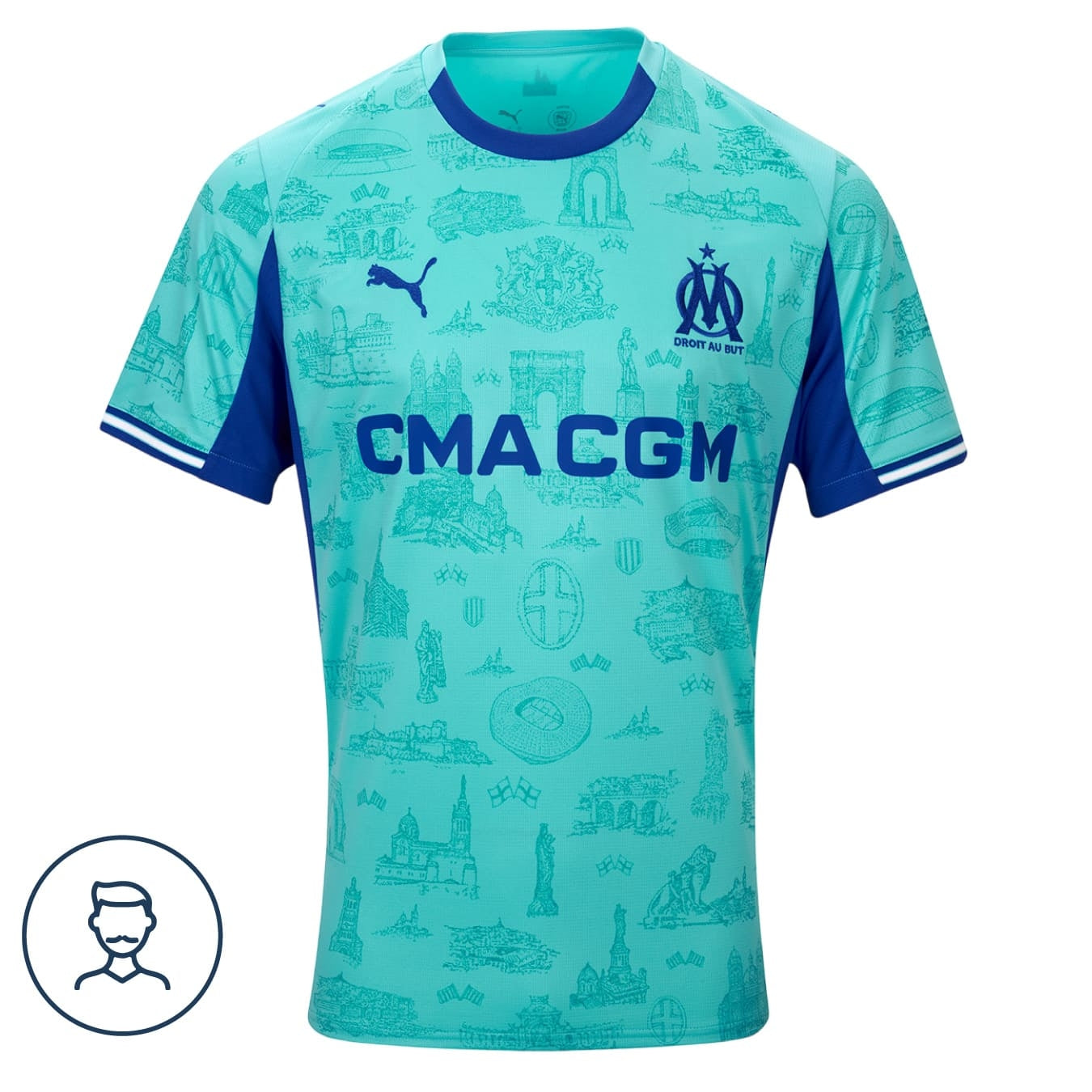 Trikot Marseille 25/26 Torwart #1 Rulli