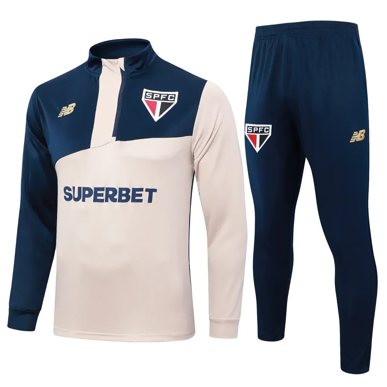 Set Outerwear Comissão São Paulo 24/25 - Bege