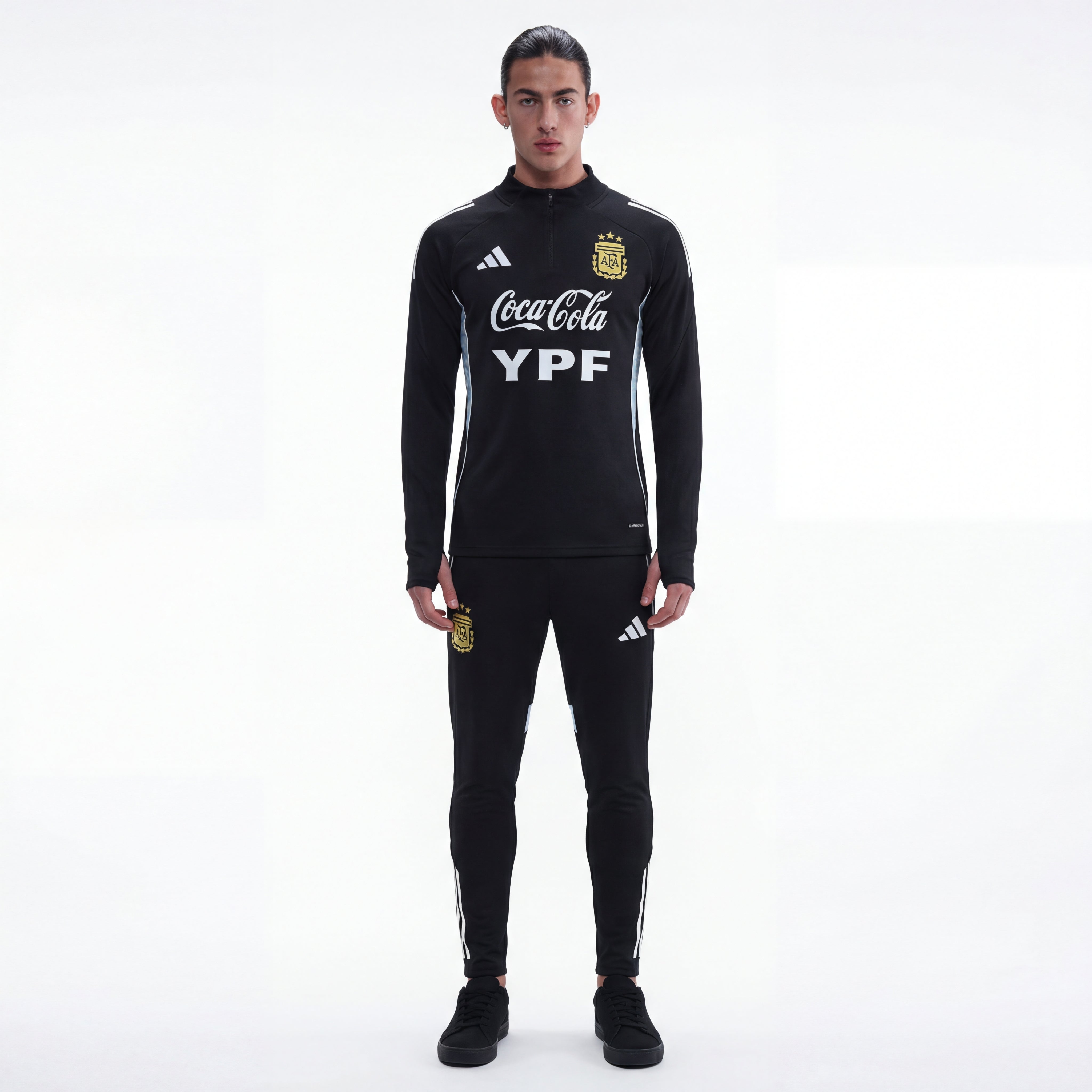 Trainingsanzug Argentinien 25/26 Schwarz - Winter