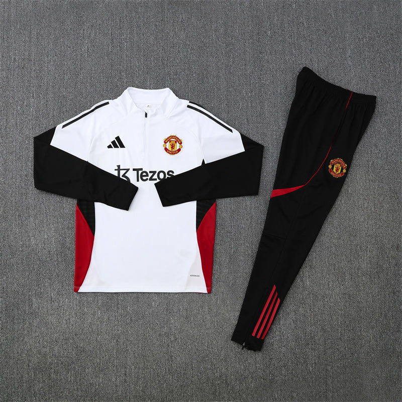 Manchester United Trainingsanzug 25/26 Weiß - Winter