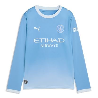 Kids Manchester City Home Longsleeve 26/27