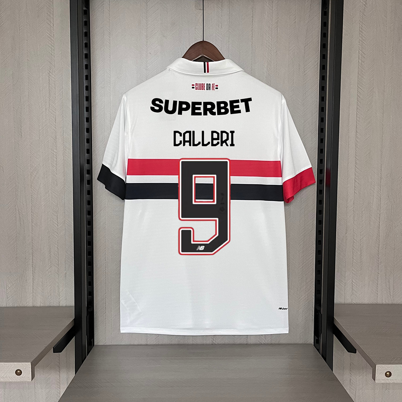 Jersey 24∕25 São Paulo l Branco all sponsors