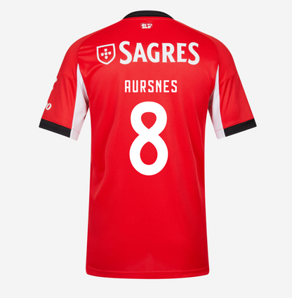 Jersey Benfica 25/26 Home #8 Aursnes