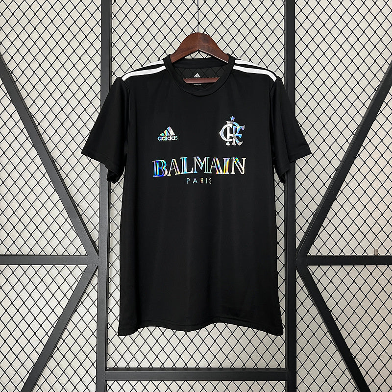 Jersey do Flamengo 24/25 Balmain - Preto