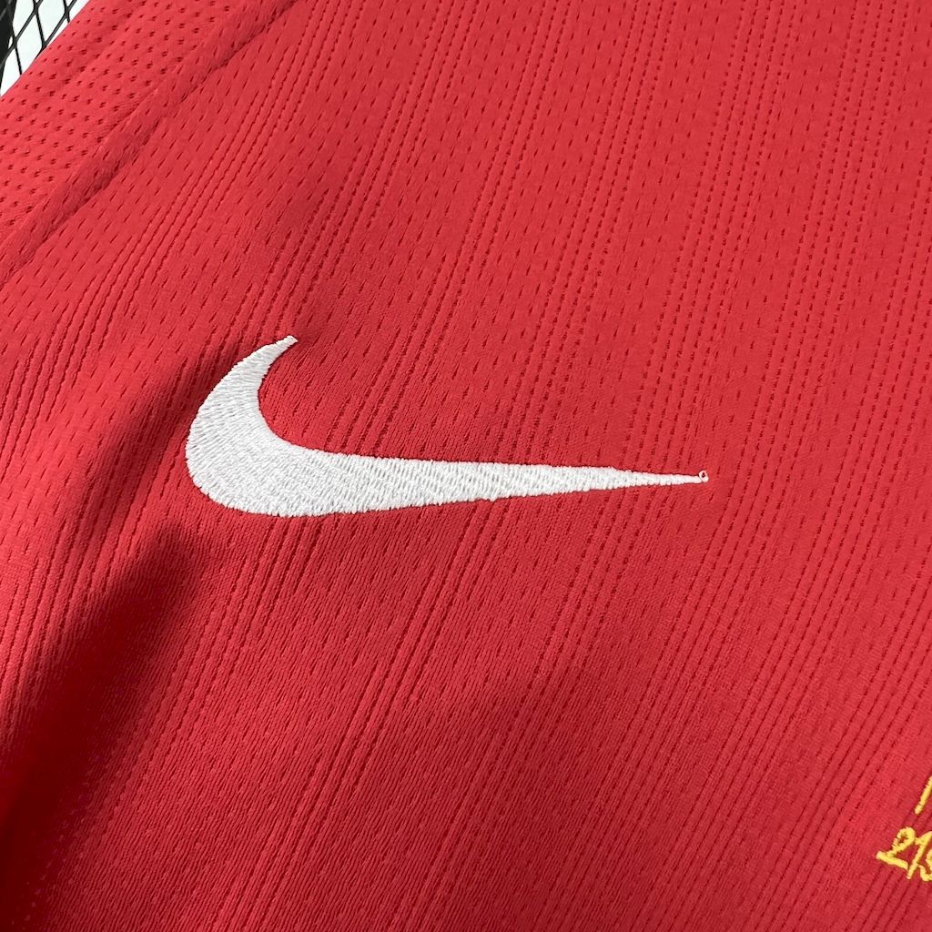 Jersey do Manchester United Manga Longa Retrô 2007/08 Home UCL