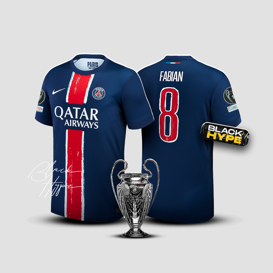 ファビアン・ルイス PSG 24/25 ホームユニフォーム - チャンピオンズリーグ