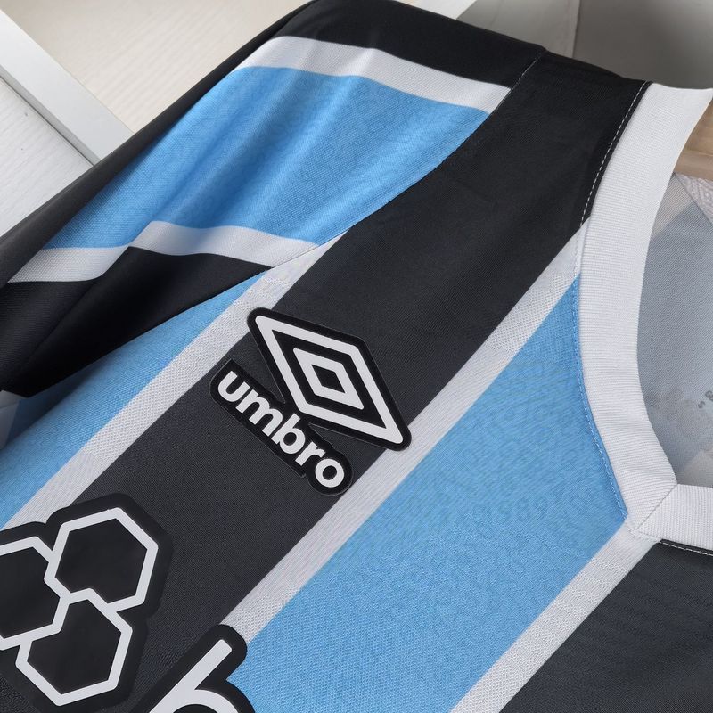 Trikot Gremio Titular 24/25 – Preto e Azul 