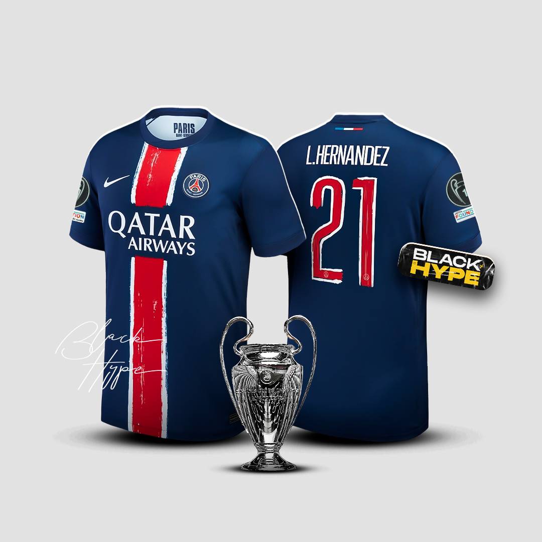 ジャージ ルーカス・エルナンデス PSG 24/25 ホーム - チャンピオンズリーグ