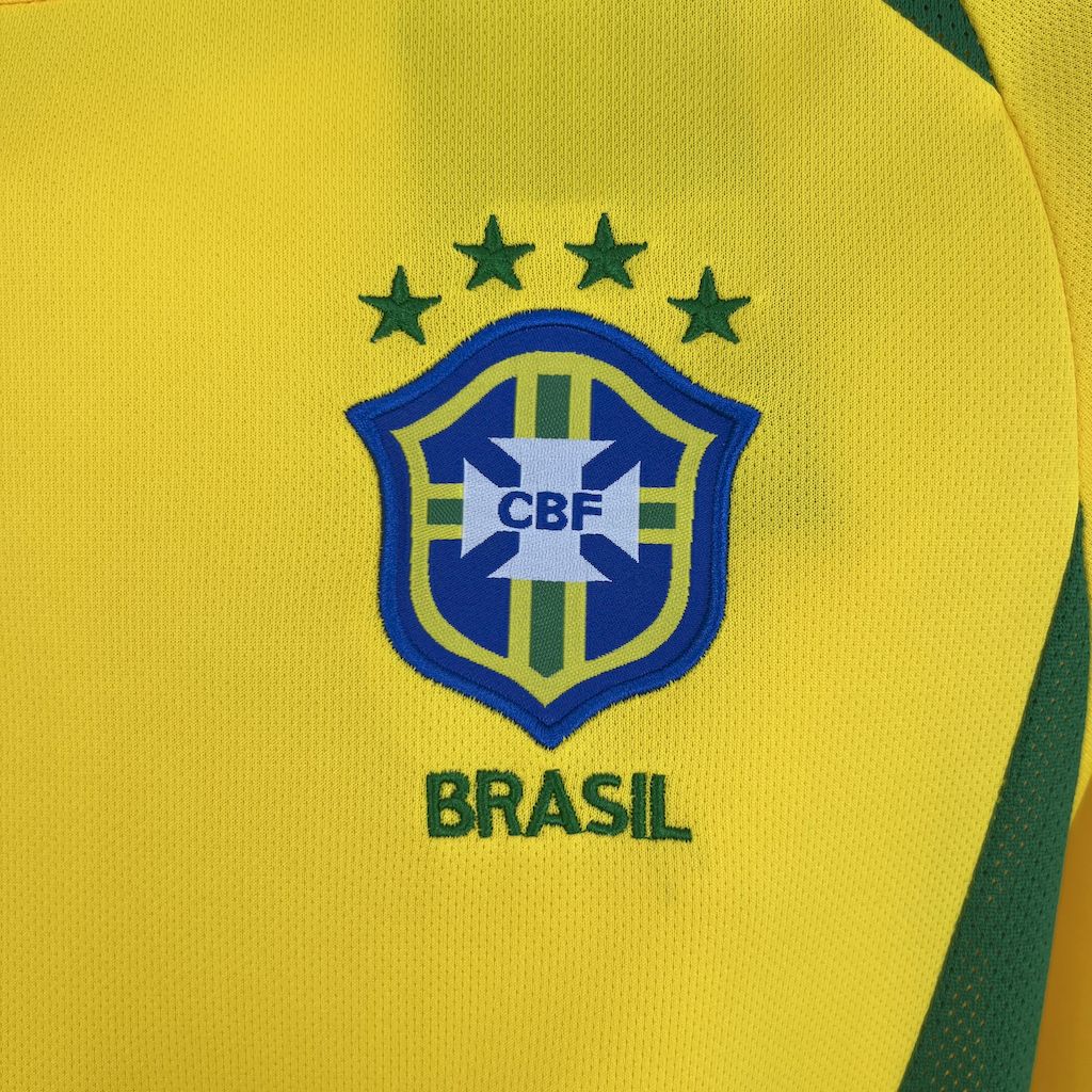 Trikot Retrôçã Brasilien 2002/02 Heim 