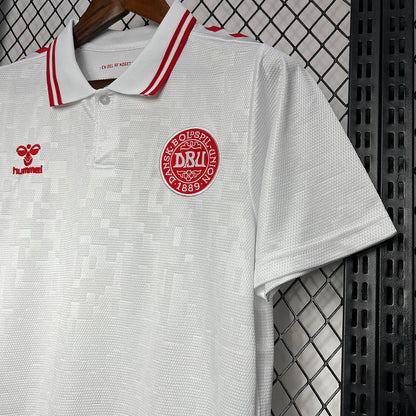 Jersey Seleção Dinamarca 24/25 - Away - Branco