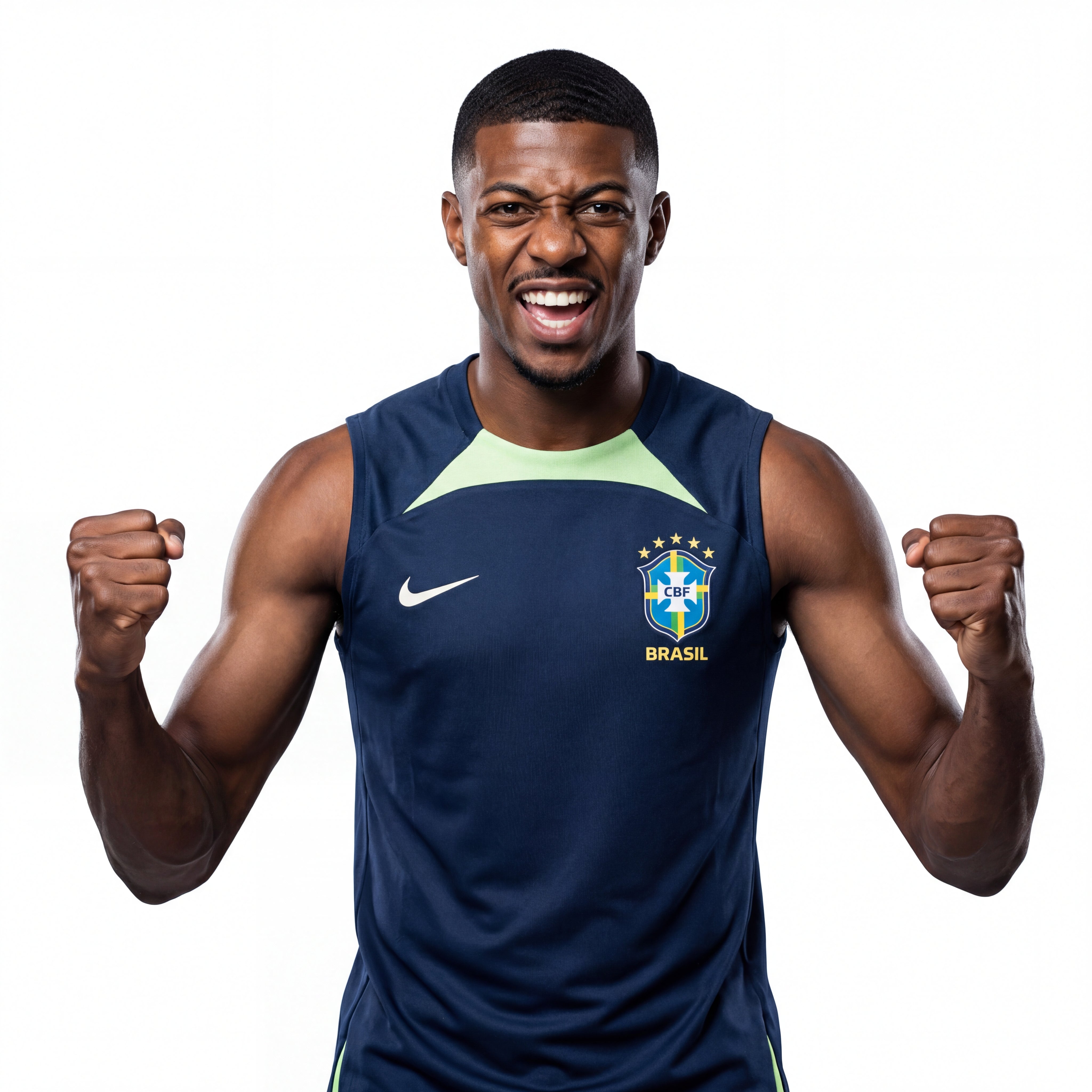 Brasilien-Trikot – Blau & Grün 
