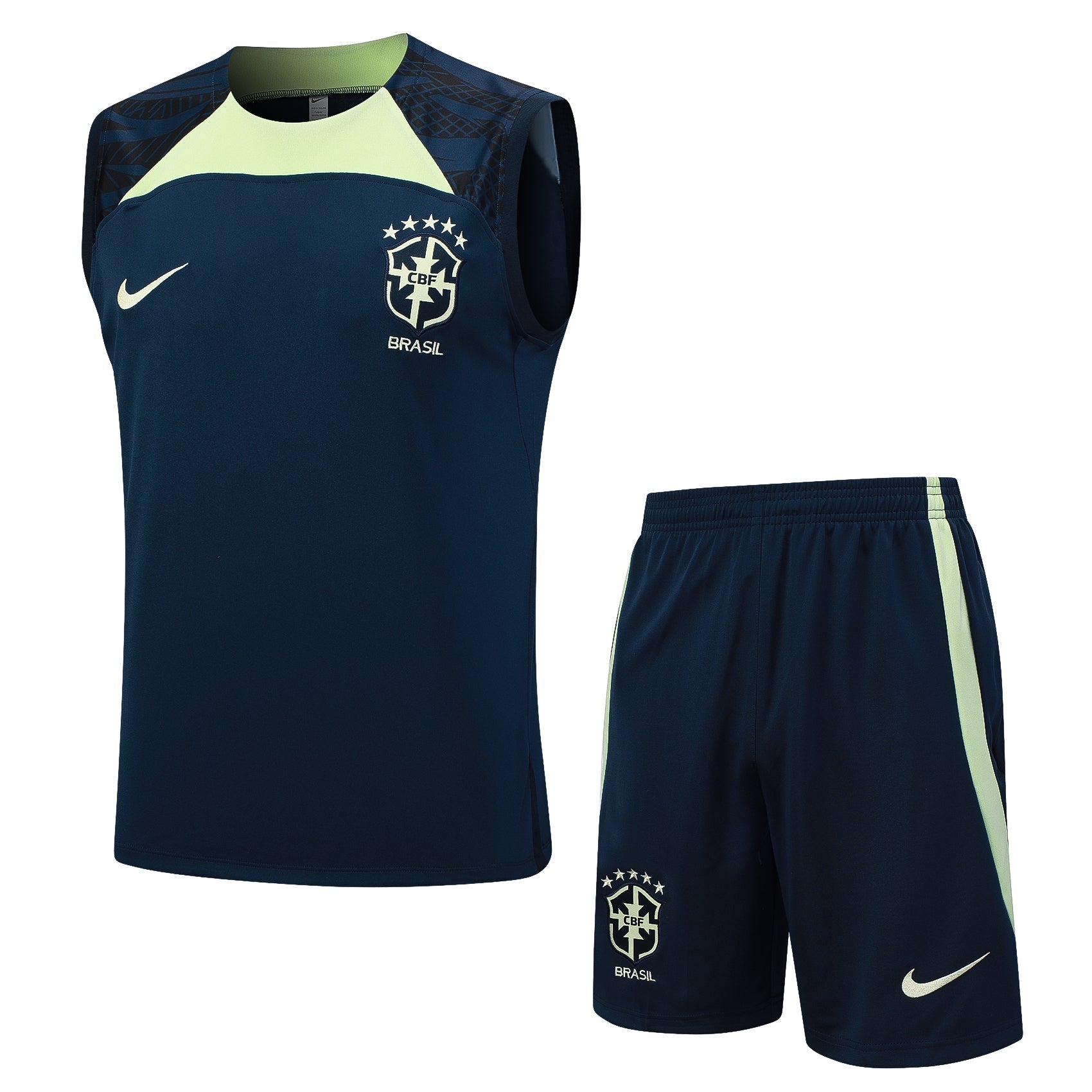Brasilien-Trikot – Blau & Grün 