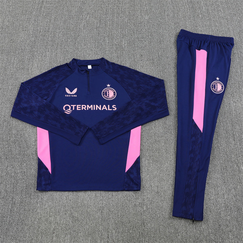 Trainingsanzug Feyenoord Rotterdam 25/26 Blau - Winter 