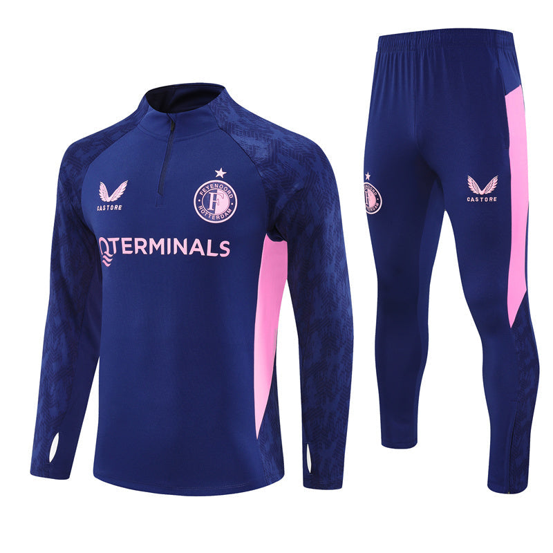 Trainingsanzug Feyenoord Rotterdam 25/26 Blau - Winter 