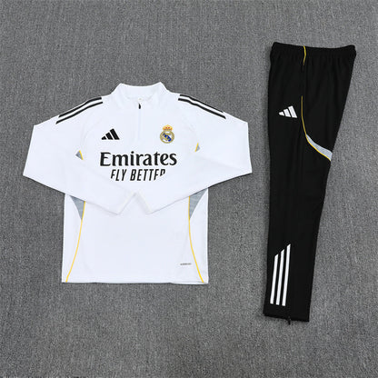 Trainingsanzug Real Madrid 25/26 Weiß - Winter 