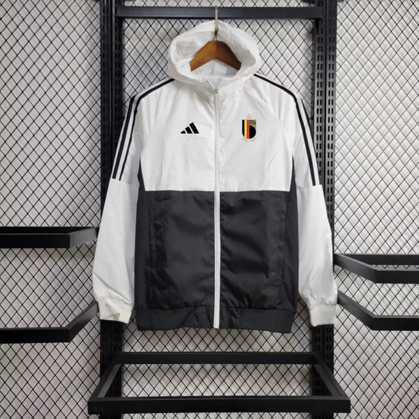 Windjacke Bélgica 24/25 - Branco e Preto 