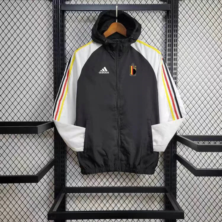 Windjacke Bélgica 24/25 - Preto e Branco 