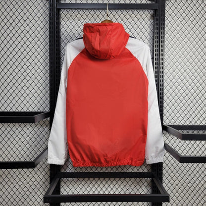 Windjacke Internacional 24/25 - Branco e Vermelho 